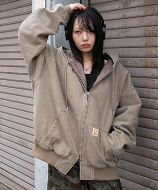 WEGO ワーカーズキルトフードブルゾン