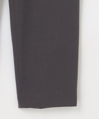 J.PRESS LADIES 【洗える】PLAIN WEAVE トロ  テーパード パンツ スレート系