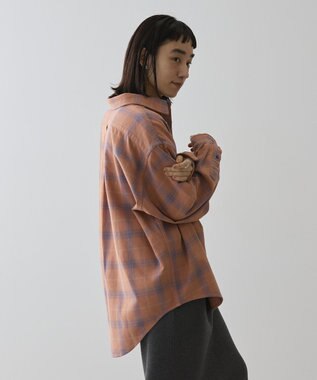 AMERICAN HOLIC スラブチェックＢＩＧシャツ Red