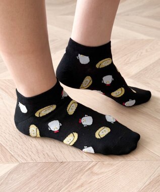 WEGO フードチェンジ総柄ショートソックス