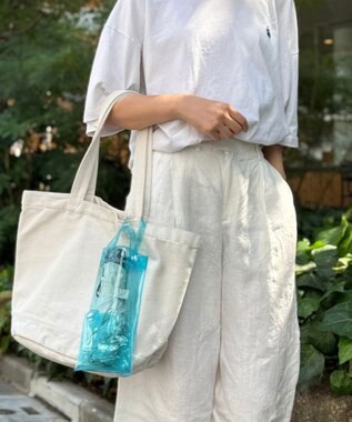 ROOTOTE 3629【傘用トート:折畳傘】SN.CASAカーサ.オリ.クリア-A 01：ブルー