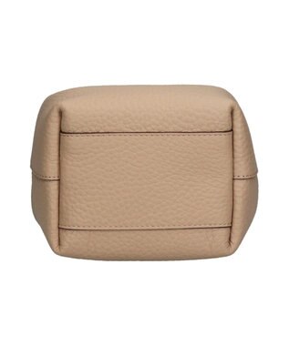 INTER-CHAUSSURES 【LORISTELLA】シュリンクレザーバケットバッグ ライトベージュ