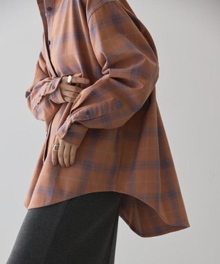 AMERICAN HOLIC スラブチェックＢＩＧシャツ Red