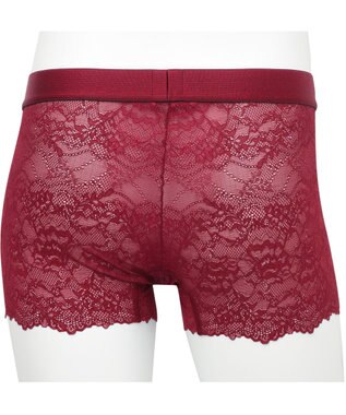 WACOAL MEN ボクサーパンツ 【レースボクサー】 美しさと快適さを追求 通気性 前閉じ WT3822 /ワコールメン レッド