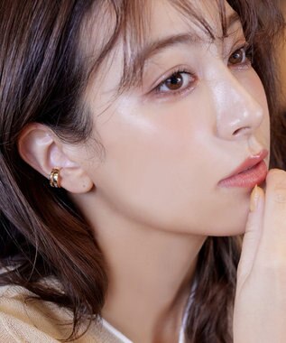 Tiaclasse ツーラインイヤカフ ゴールド