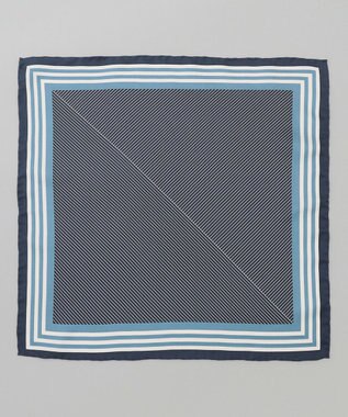 GOTAIRIKU 【日本製】シルク100% ポケットチーフ_25年春夏限定色 ブルー系8