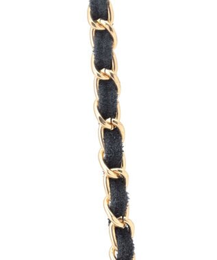 23区 スエード キルティング ショルダーバッグ ダルブルー系