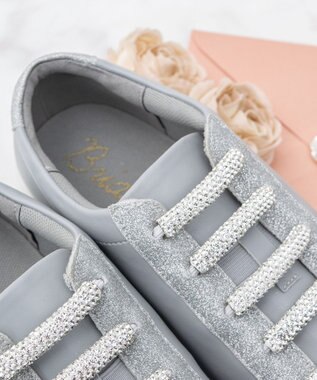 Bridget Birkin 【Bridget Birkin】ラメストーンスニーカー グレー