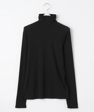 23区 L 【見上愛さん着用/LEE10月号掲載】レイヤードタートル カットソー ブラック系