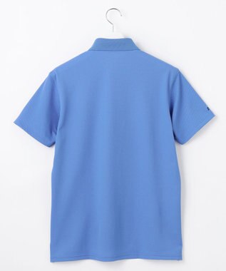 23区GOLF 【MEN】ハニカムライトカノコメッシュ衿ポロ サックスブルー系