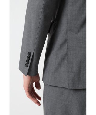 DAKS ウールダブルブレストジャケット グレー