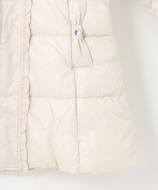 ANY KIDS 【洗濯機OK】中綿 Aライン コート ミルキーベージュ