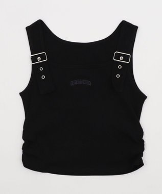 WEGO ベルトデザインタンク ブラック
