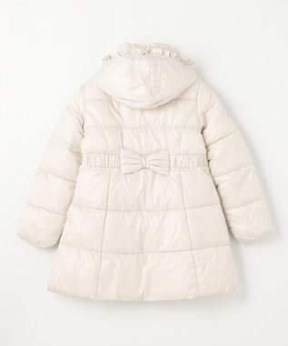 ANY KIDS 【洗濯機OK】中綿 Aライン コート ミルキーベージュ