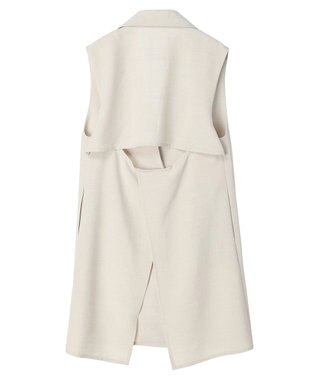 earth music&ecology バックデザインジレ Beige