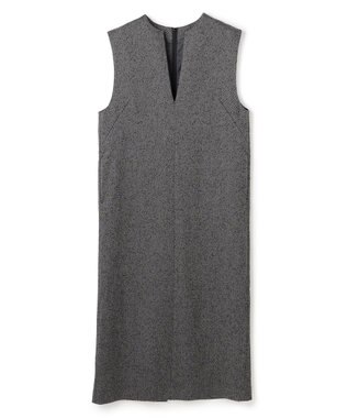 UNFILO リングツイード ジャンスカ ブラック