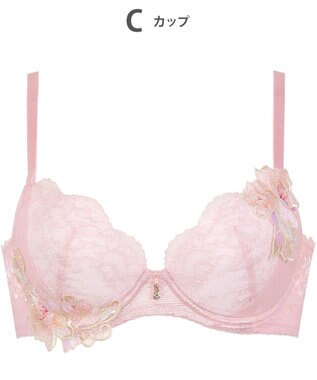 Wing ブラジャー Wing Lesiage 脇すっきりの着やせシルエット 背中すっきり 【2860シリーズ】 ブラ PB2861 ウイング／ワコール シェルピンク