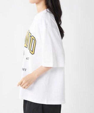 OP／FILA 【Kappa】ルーズフィット テニスグラフィックTシャツ ホワイト