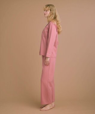 une nana cool 【綿100%】72/2 メガハイゲージパジャマ MADE WITH LIBERTY FABRIC ピンク