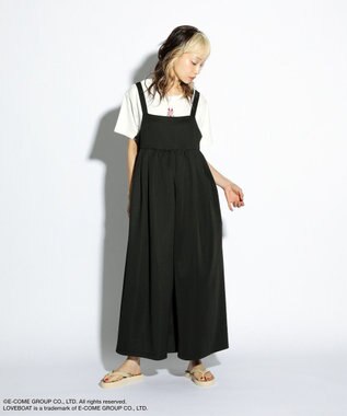 Green Parks ■ＬＯＶＥＢＯＡＴ　サロペットパンツ Black