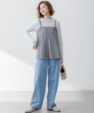 23区 L 【Oggi5月号掲載/洗える】シアー レイヤード TEE ホワイト系