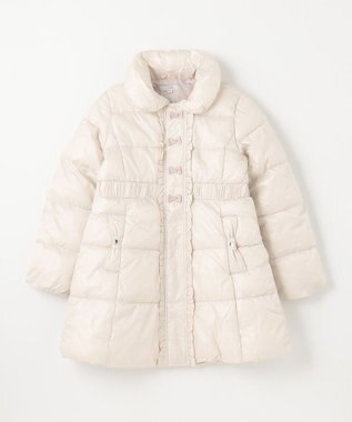 ANY KIDS 【洗濯機OK】中綿 Aライン コート ミルキーベージュ