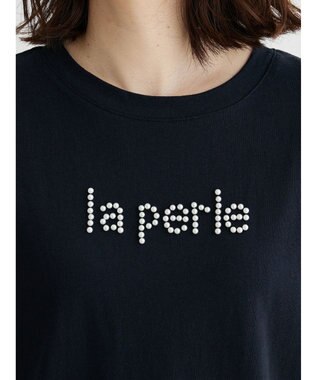 Green Parks ・ＲＡＹ　ＣＡＳＳＩＮ　パールドットロゴＴシャツ Black