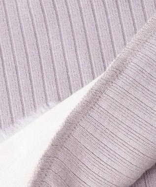 組曲 KIDS 【90-100㎝】ファー トレーナー ライトグレー系