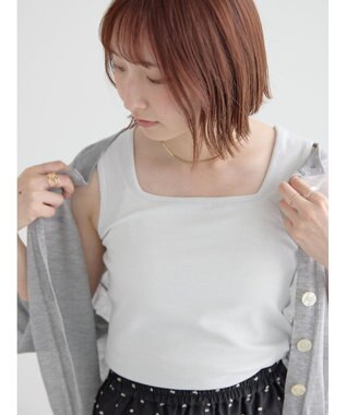 Te chichi 【接触冷感】前後2WAYデザインネックタンクトップ