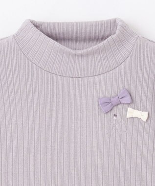 組曲 KIDS 【90-100㎝】ファー トレーナー ライトグレー系