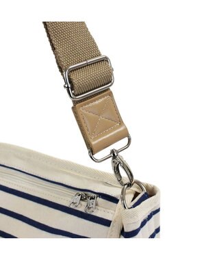 ROOTOTE 3082【ポケット充実】NA.デリ.2WAY.テンジク-C 01：アイボリー×ブルー