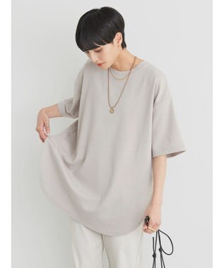 AMERICAN HOLIC 抗菌防臭　Ｄａｉｌｙ！　裾ラウンドカットチュニック1 Gray Beige