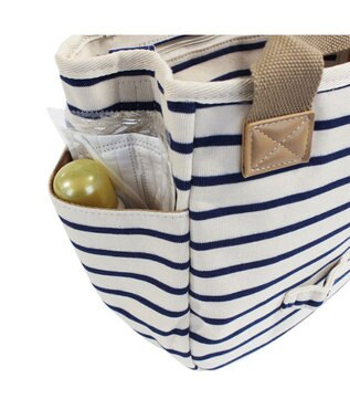 ROOTOTE 3082【ポケット充実】NA.デリ.2WAY.テンジク-C 01：アイボリー×ブルー