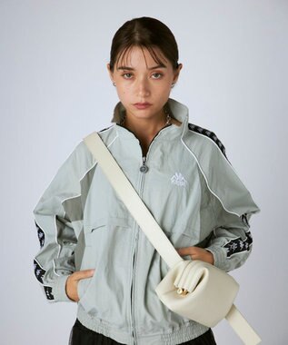 OP／FILA 【Kappa】バンダ ナイロントラックジャケット グレー