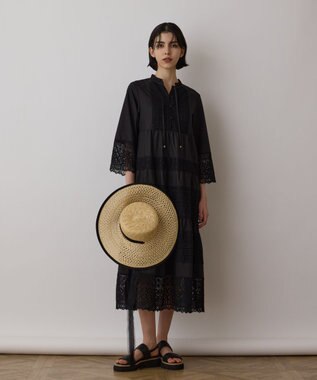 GRACE CONTINENTAL レースコンビワンピース ブラック