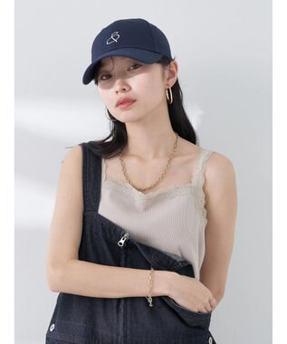 earth music&ecology ２ＷＡＹスクエア＆Vネックネックレースタンクトップ Beige