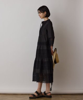 GRACE CONTINENTAL レースコンビワンピース ブラック