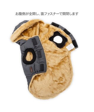 PET PARADISE ペットパラダイス 防寒フード付コート 中型犬 大型犬 ブラック