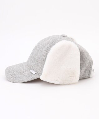 23区GOLF 【WOMEN】耳当て付きキャップ ライトグレー系