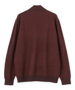 JOSEPH HOMME 【イージーケア】 ヴィスコースリンクス　ジップアップカーディガン ワイン系