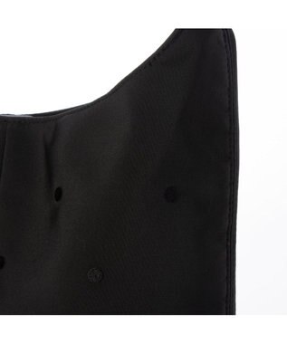 UNBILLION カシュカシュ cachecache / 三つ編みハンドルドット刺繍トート ブラック