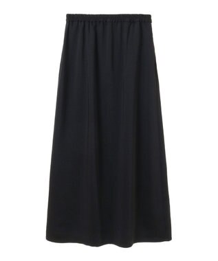 YECCA VECCA サテンロングスカート Black