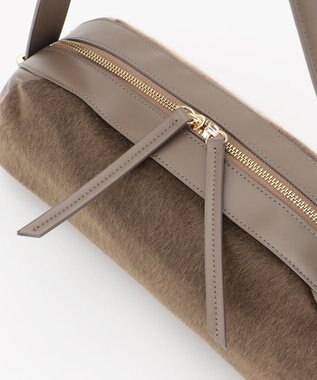 自由区 【SHIHOさん着用】ワイドコンビ バッグ モカ