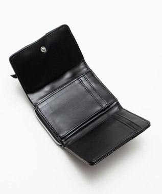 WEGO レースアップリボンウォレット ブラック