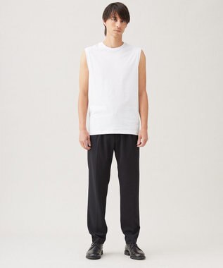 UNFILO MENS 【ストレッチ/シワになりにくい/洗える】BEAUTY MOVE ジョグパン ブラック