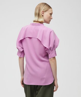 BEIGE， HYACINTH / スタンドカラーブラウス Rose