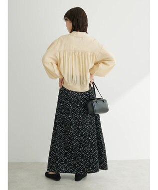 Green Parks Ｂ．シアーギャザーブルゾン Light Beige