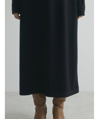 Green Parks armonia．ダンボール配色ワンピース Black