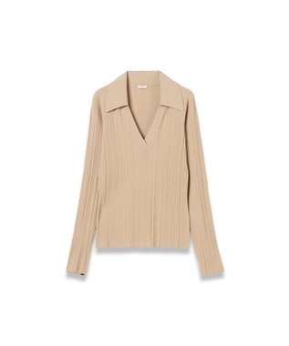 JOSEPH ニットプリッセ　ロングスリーブニット Powder