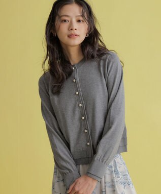 組曲 コットンニット カーディガン